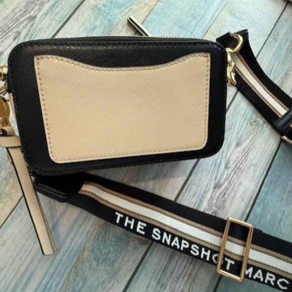 NWT Marc Jacobs "The Snapshot" crossbody bag in calf leather NEW CLOUD MULTI - Picture 9 of 16